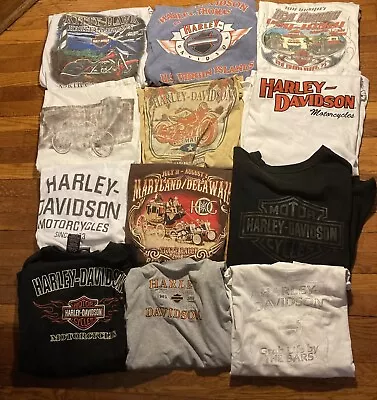 Lot 28 Harley Davidson T Shirt Men’s Tees XL Wholesale Resell Motorcycle Vintage • $10