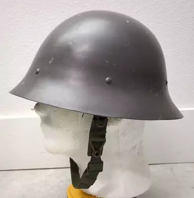 Vintage Swedish Army / Military M26 Steel Helmet X-Small To Medium 52-56 • $55