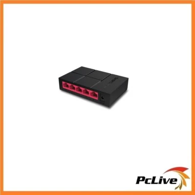 $26.90 • Buy NEW Mercusys MS105G 5-Port 10/100/1000 Mbps Desktop Switch Gigabit Ethernet Hub
