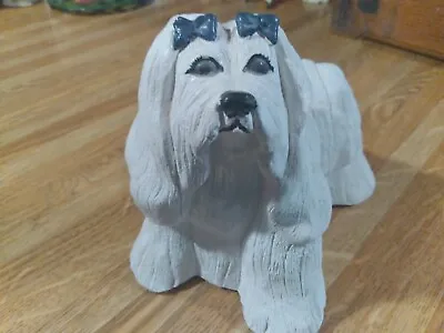 Maltese Dog Figurine Statue • $20