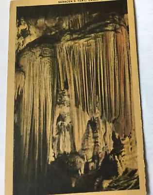 $3.91 • Buy Postcard VA Luray Caverns Saracens Tent Virginia 2¢ Stamp 1955 Linen Vintage