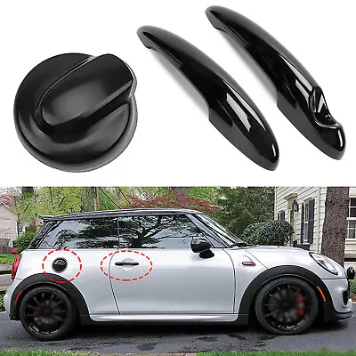 For 2007-14 BMW MINI Cooper S R55 R56 3x Fuel Tank Cover+Door Handle Outer Cover • $41.53