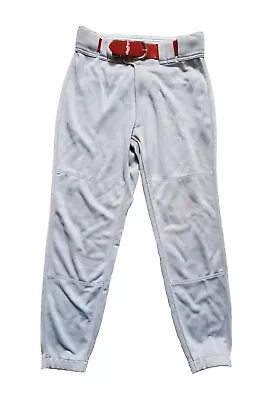 Mizuno Pants Men Knicker Baseball White Gray Rawlings Leather Belt 30  • $13.83
