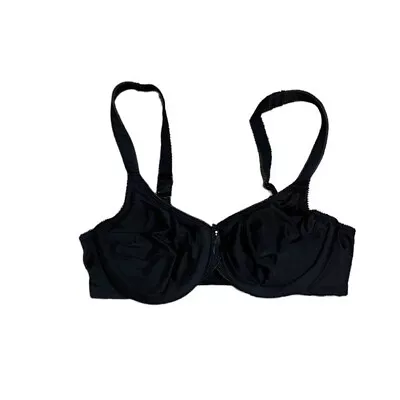 Wacoal Womens Bodysuede Underwire Bra Black Size 36C Hook And Eye Closure • $10.80