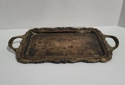 FB Rogers Silver Co 1883 Rectangular Serving Or Vanity Tray 6083 12  X 6  • $59.99