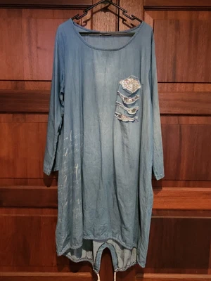 $22.50 • Buy Made In Italy Tencil Dress Size 18/20