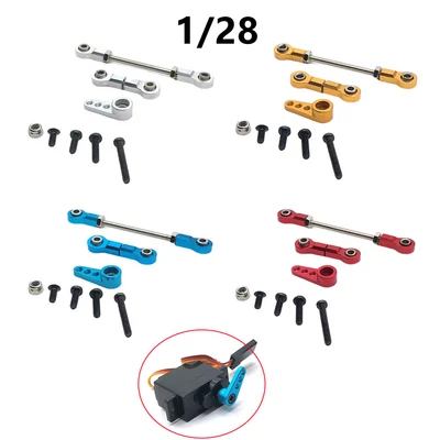 £9.59 • Buy Steering+ Servo Links Pull Rod+ Arm Set For Wltoys 284131 MINI-Q / D 1/28 RC Car