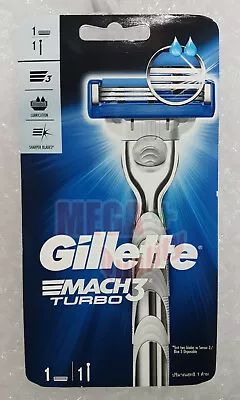 TURBO Gillette MACH3 Sharper Cutting Blades Razor  Handle Cartridge Closer Shave • $35.06