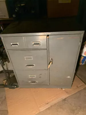 Vintage  Steelmaster  Industrial Steel Drawer/Storage Cabinet • $225