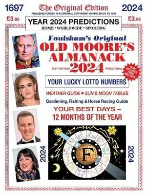 Old Moore's Almanac 2024 By Francis Moore 9780572048372 | Brand New • £5.21