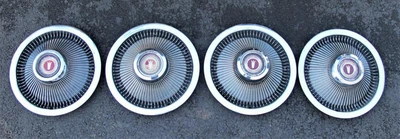 $155 • Buy (4) Wheel Covers 1968-1973 Ford Custom Galaxie XL LTD Orgn 15  Turbine Hub Caps