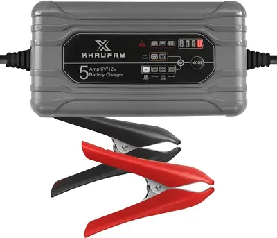 5 Amp (1 Bank) Smart Marine Battery Charger Smart Boat Battery Charge... • $57.99
