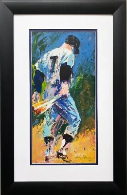 LeRoy Neiman  Mickey Mantle  FRAMED New Art Print New York Yankees MLB #7 • $79.99