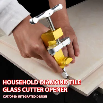Professional Handheld Oil-filled Diamond Glass Tile Cutter Function 2 In 1 To_AW • $25.29
