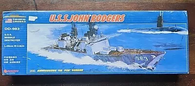 Model Kit Zengdefu USS John Roger's Missile Destroyer Model Kit • $39.99