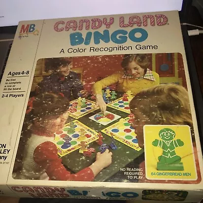 Vtg 1977 Candyland Bingo By Milton Bradley - Complete Original & Very Nice! • $15.99