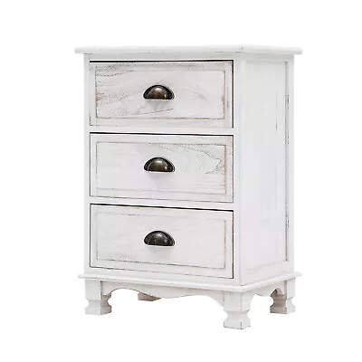 LaBella Bedside Table Drawer Vintage Side Table Storage Cabinet Bedroom • $89