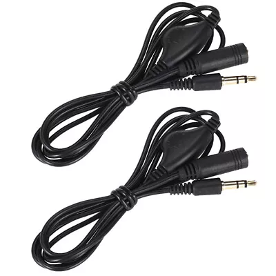 2PCS Volume Control Audio Cable 3. 5mm Audio Cable 3. 5mm Interface Audio Cable • $9.11