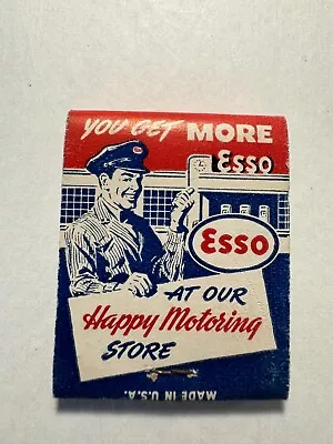 ESSO Gas & Oil / Wheeling West Virginia / Advertising Matchbook Unstruck • $14.99