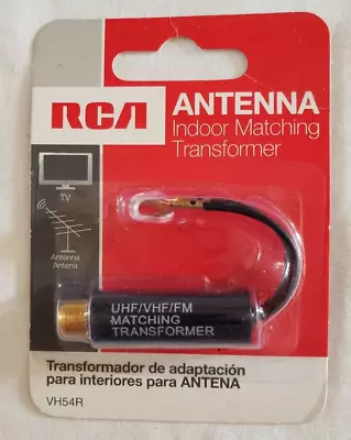 RCA INDOOR ANTENNA MATCHING TRANSFORMER~adapter Connector Plug Tv Cable Vcr • $3.29