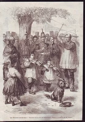 1865 -- The Children's Orchestra At The Fete De Saint Cloud W981 • $6.43