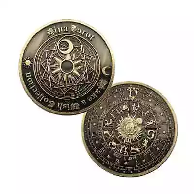 12 Constellations Sun Moon Luck Coinmake A Vow Constellation(small Coin)arrow • $8