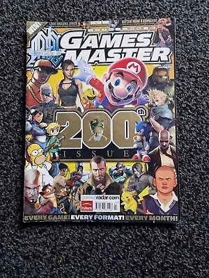 Gamesmaster Magazine Issue 200 July  2008  Games Master 200th Issue • £6.99