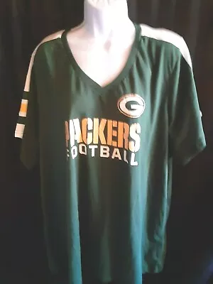 Green Bay Packers NFL Women's Majestic Plus Size Shirt 1X Or 2X  • $15.99