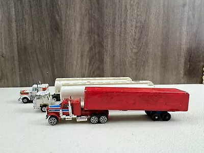 Matchbox HO Scale Tractor Trailer Truck 3 Piece Lot With Shell Tanker • $16.50