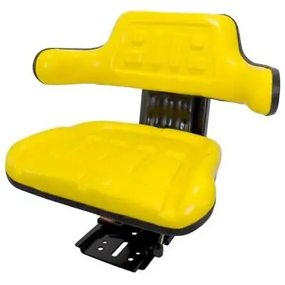 Universal Economy Tractor Seat With Adjustable Suspension – Yellow 510000YE • $155.99