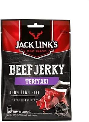 Jack Link’S Beef Jerky Teriyaki High Protein Meat Snack Dried Halal Beef 1X70Gr • $47.29