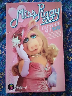 Vintage 1980 Colorforms Miss Piggy Dress Up Set • $12