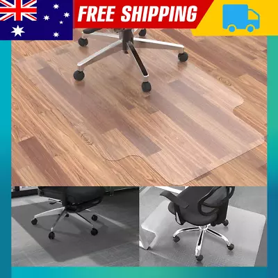 Chair Mat Carpet Hard Floor Protectors PVC Home Office Room Computer Mats 122x92 • $26.09