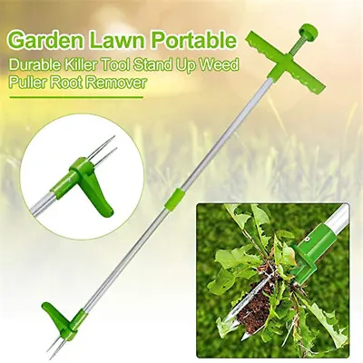 Weed Puller Weeder Twister Twist Pull Claw Garden Lawn Root Killer Remover Tool • £10.39