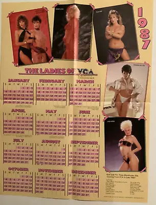 VINTAGE THE LADIES OF VCA 1987 Adult Calendar Taija Rae • $19.95