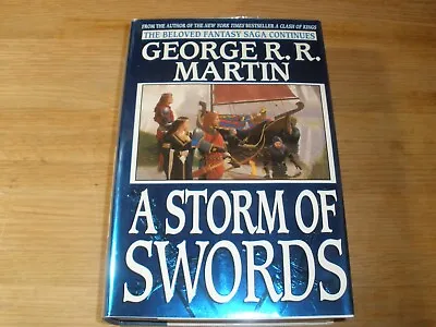 A Storm Of Swords - George R. R. Martin (HC 2000) Signed & Dated - 1st Printing • $600