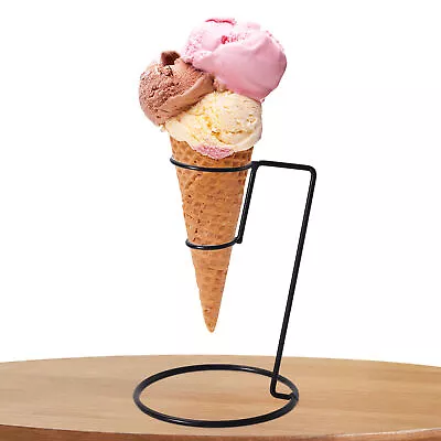 2pcs Iron Ice Cream Cone Holder Counter Top Display Stand For Ice Cream Cone • £10.09