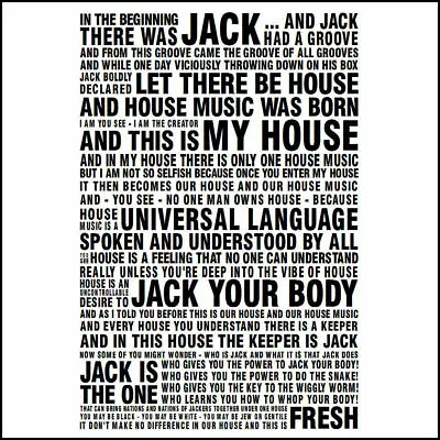 £28.49 • Buy Large Fingers Inc Jack Had A Grove House Music Wall Art Sticker Transfer 