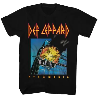 Def Leppard - 3XL 4XL 5XL Pyromania Black Shirt • $64.99