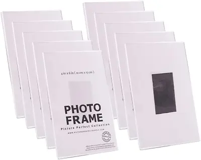 Photo Booth Frames - 4X6 Inch Clear Acrylic Magnetic Picture Frame For Refrigera • $28.69