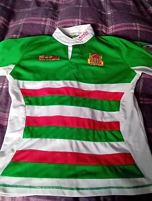 Ebbw Vale Rugby Shirt Pre-owned Size  L Collectable Due To Misspelled Label(WW) • £50