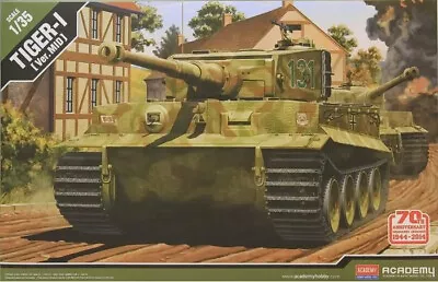 1/35 German Tiger I  Anniversary 1944  Mid Version Academy 13287 Model Kit • $37.60