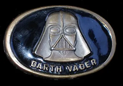 Original Vintage 1977 Darth Vader Star Wars Belt Buckle 20th Century Fox  • $38