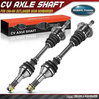 2x Front Left & Right CV Axle Assembly For Can-Am Outlander 400 800R Bombardier • $124.59