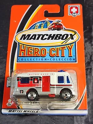 2003 Matchbox Hero City #15 Metro Base 15 Truck Camper MOC! BX87 • $6.91