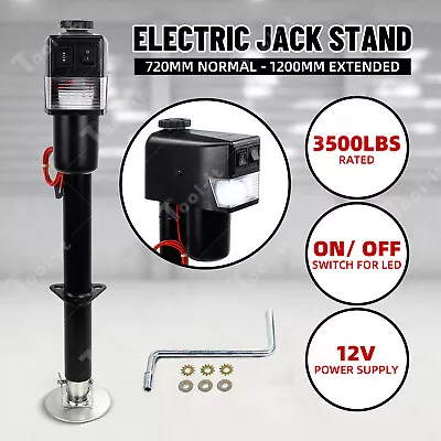 Heavy Duty Motorised 12v Electric Caravan Jack Trailer Jockey Stand 3500lbs • $175