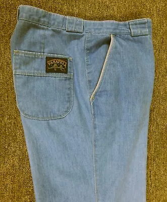 Vintage Panatela Levi's Men's Jeans. Soft Brushed Demin Pocket Trim 39.5/31 • $39.99