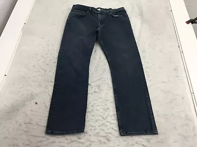 Eddie Bauer Jeans Mens 36 X 32 Straight Dark Blue Denim • $12.79
