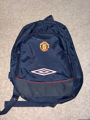 Umbro Man U Manchester United Man United RETRO Boys Backpack Rucksack • £30