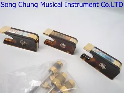 Musical Instrument Part3pcs Very Beautiful Cello Bow Frogs With Copper Mount • $202.10